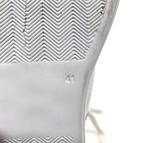 Ateliers Shoes Mens Size 41 White Woven Leather Low‎ Top Casual Sneakers Comfort - Picture 9 of 9